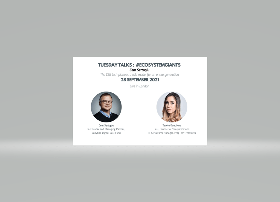 #EcosystemGiants with Cem Sertoglu